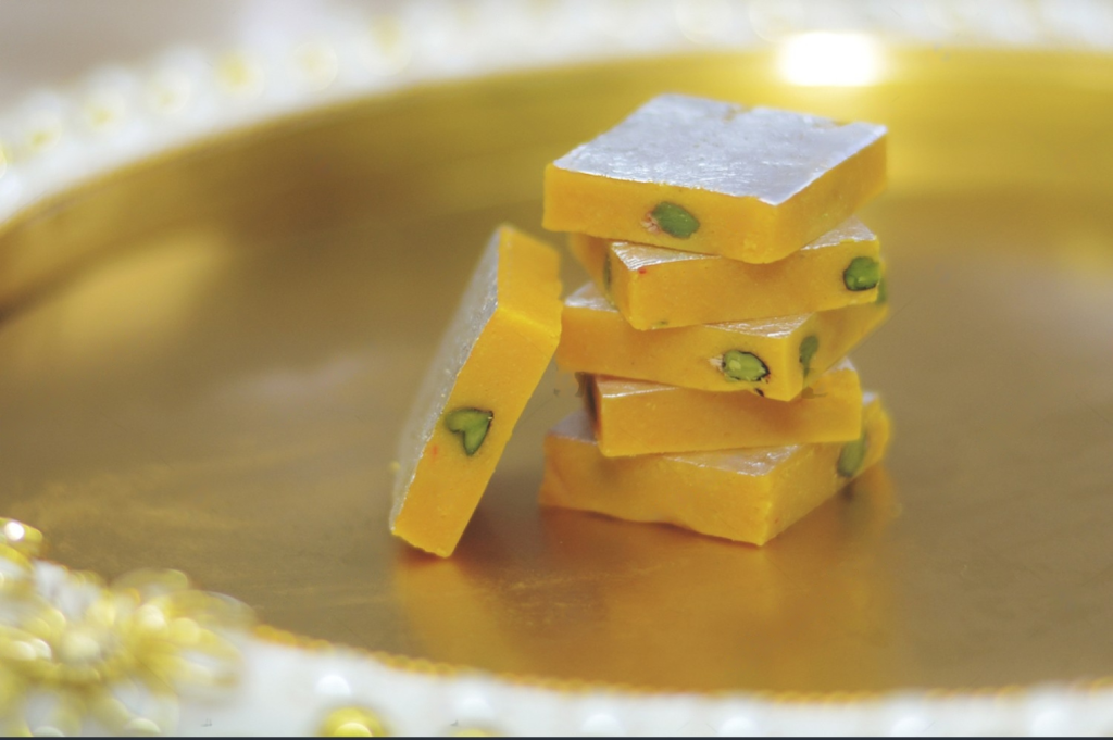 Kesar Kaju Katli